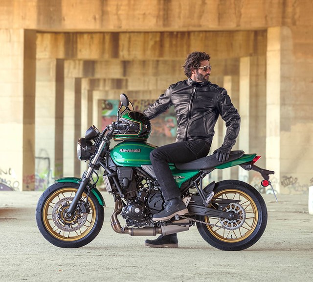 Image of 2022 Z650RS in action